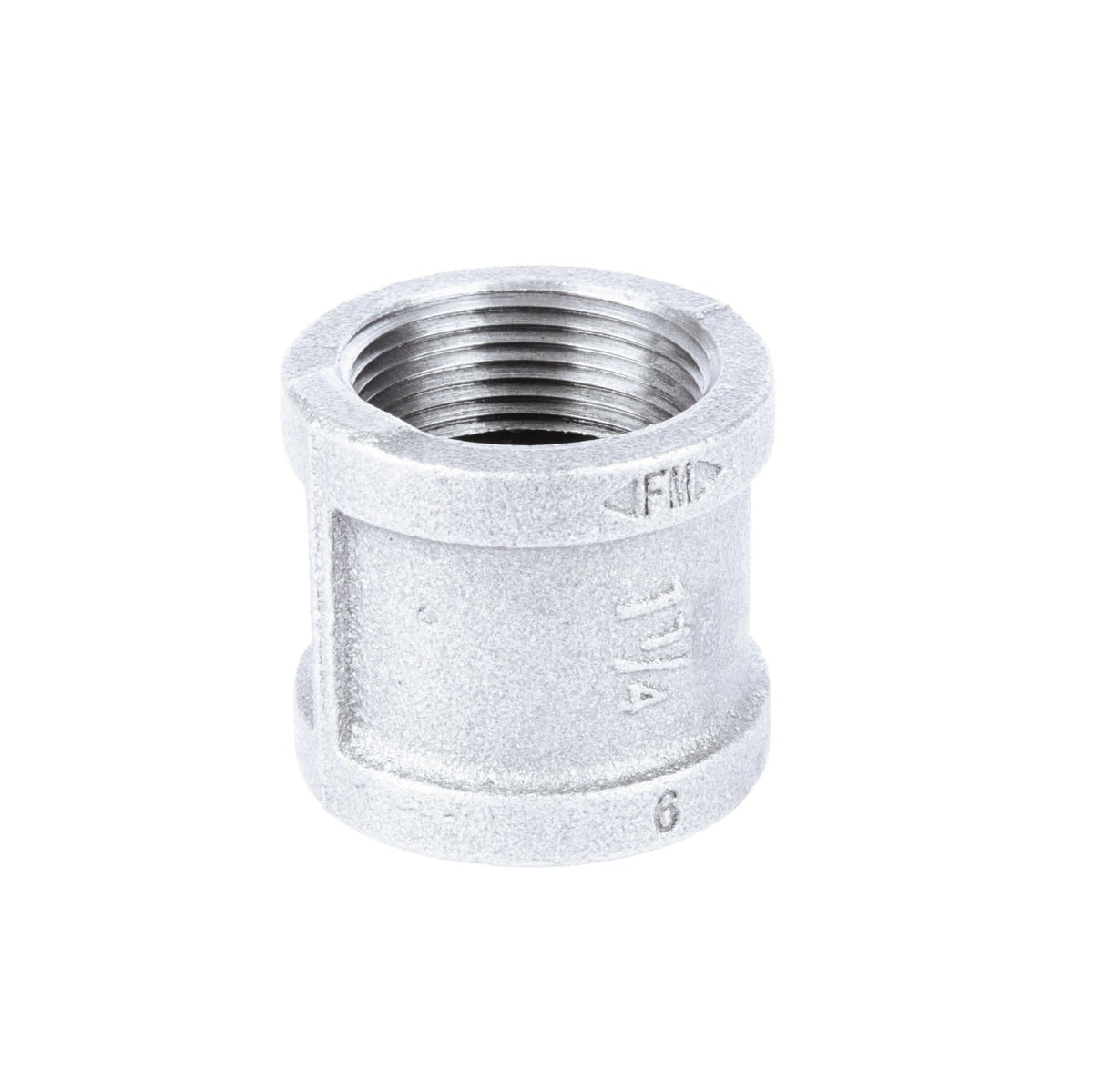 PIPE DECOR 1-1/4 in. galvanized iron coupling pipe fitting