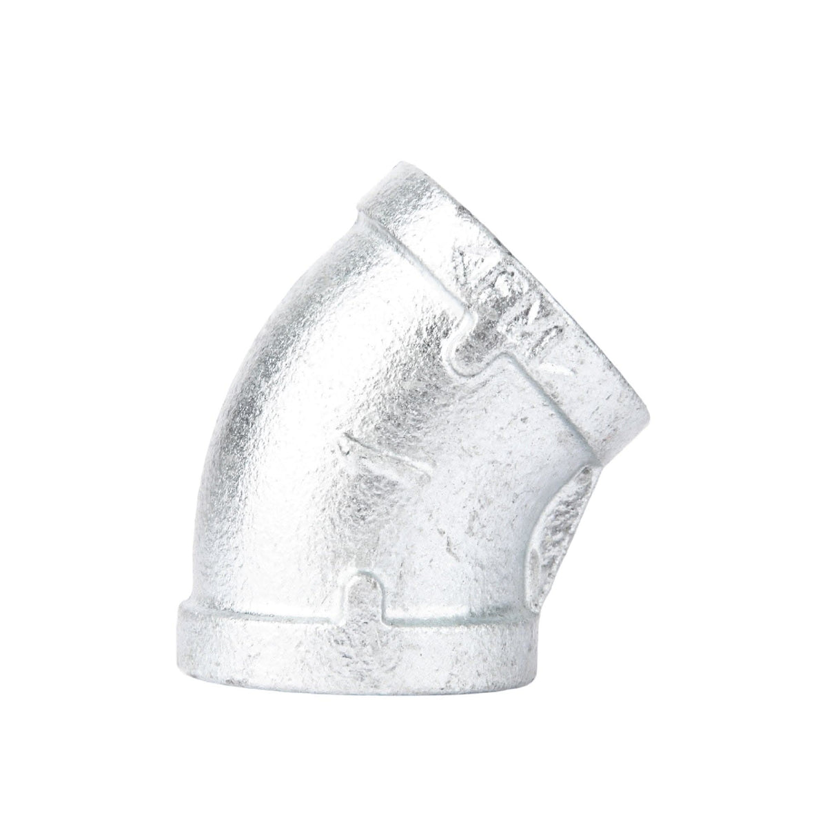 PIPE DECOR 1 in. galvanized iron 45 degree elbow pipe fitting