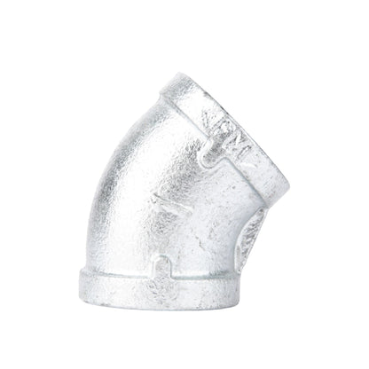 PIPE DECOR 1 in. galvanized iron 45 degree elbow pipe fitting