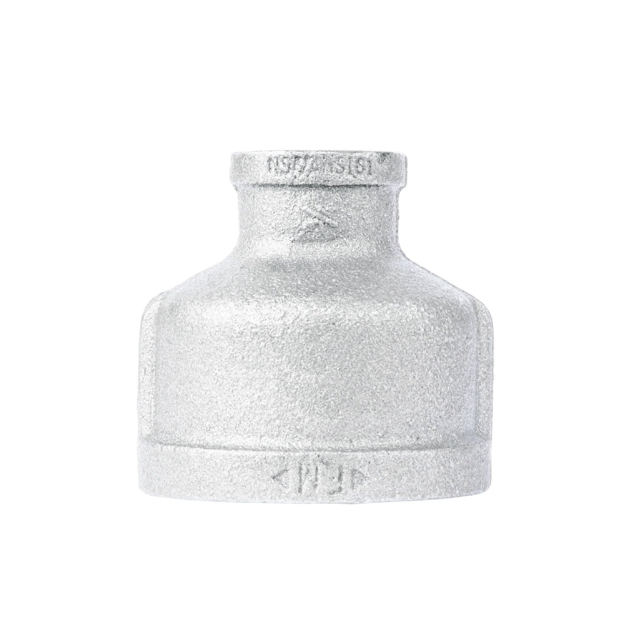PIPE DECOR 1-1/4 in. x 1/2 in. galvanized iron reducing coupling pipe fitting