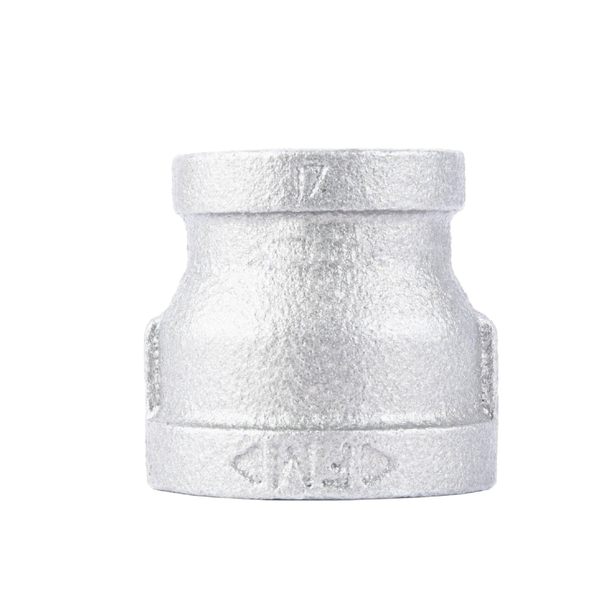 PIPE DECOR 3/4 in. x 1/2 in. galvanized iron reducing coupling pipe fitting
