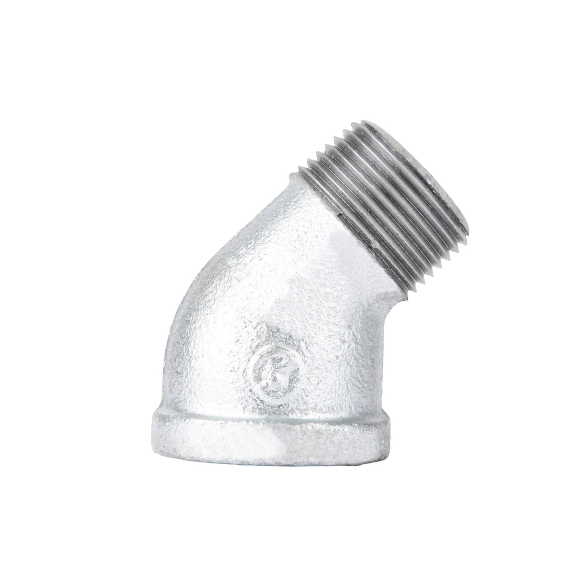 PIPE DECOR 1/4 in. galvanized iron 45 degree street elbow pipe fitting