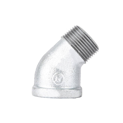PIPE DECOR 1/4 in. galvanized iron 45 degree street elbow pipe fitting