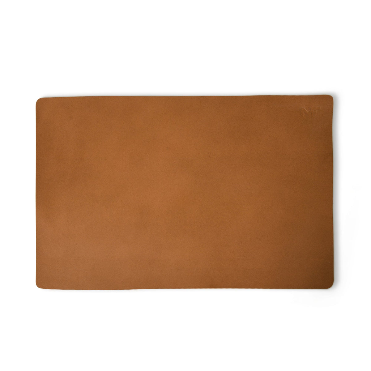 Caramel Luxe Leather Desk Mat + Mouse Pad by Classy Leather Bags