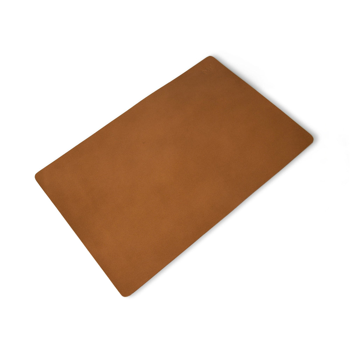 Caramel Luxe Leather Desk Mat + Mouse Pad by Classy Leather Bags