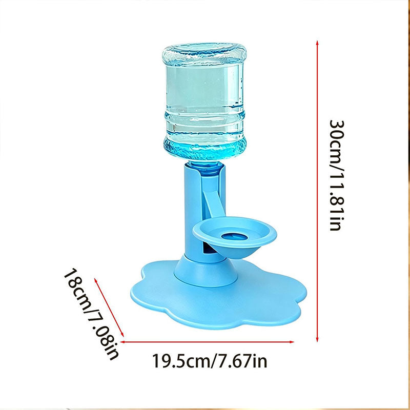 Gravity Cat Water Dispenser, No Electricity, Filter-Free, Adjustable Height Pet Fountain for Cats & Small Dogs by eprolo
