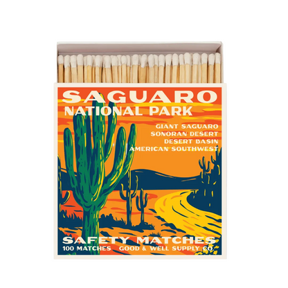 Saguaro Vintage National Park Cabin Matches by Good & Well Supply Co.