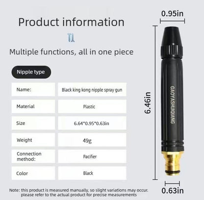 HydroBlast Hose Spray Nozzle by V.I.P Digital Presence