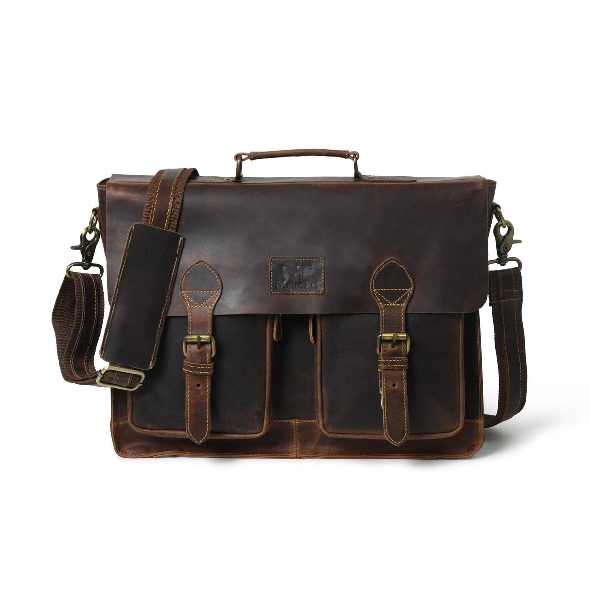 Wall Street Briefcase by Classy Leather Bags