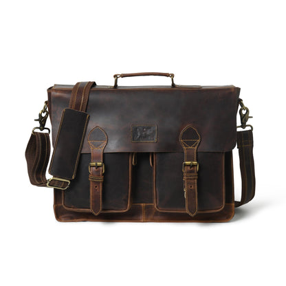 Wall Street Briefcase by Classy Leather Bags