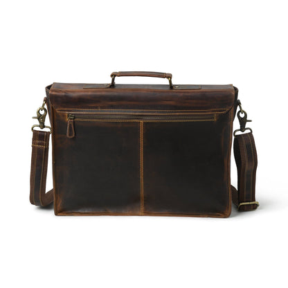 Wall Street Briefcase by Classy Leather Bags