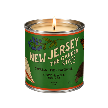 New Jersey State Candle by Good & Well Supply Co.