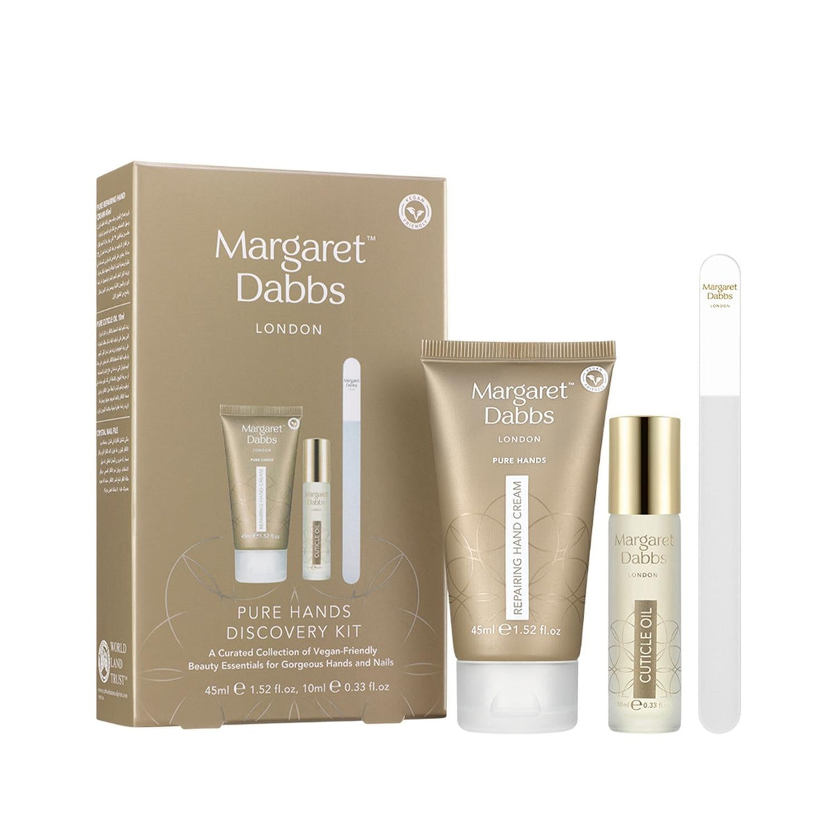 Margaret Dabbs London Luxury Hand Care Set by Beauty Care Bag