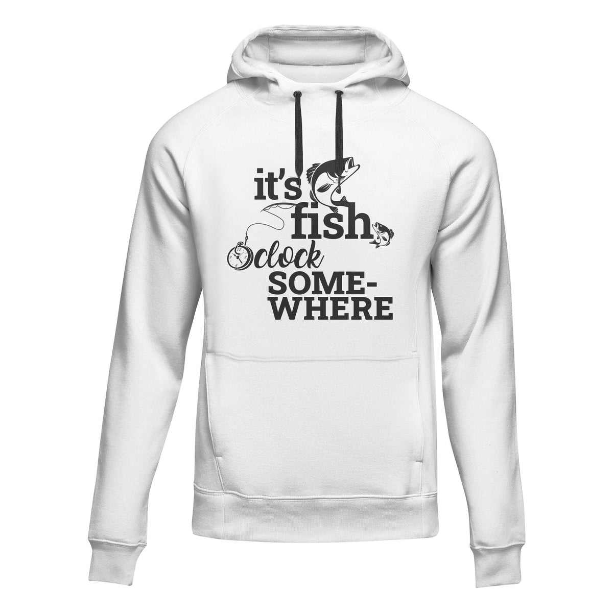 Its Fishing o'clock Unisex Hoodie by Outdoorzees