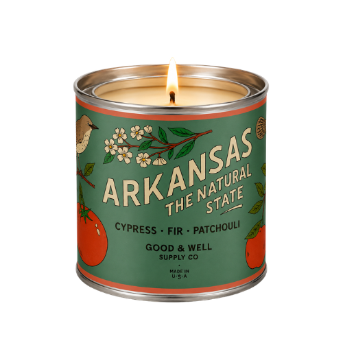 Arkansas State Candle by Good & Well Supply Co.