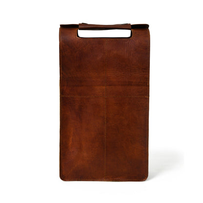 Wine Bottle Leather Cover by Classy Leather Bags