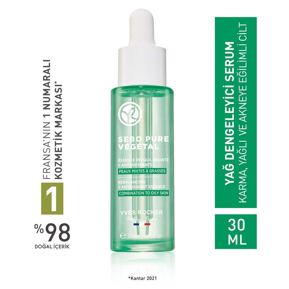 Sebo Pure Vegetal Antioxidant Skin Serum - Sebum Control with Herbal Salicylic Acid for Combination and Oily Skin by Beauty Care Bag