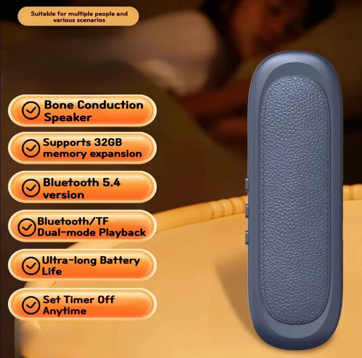 DeepRest Pillow Speaker by V.I.P Digital Presence