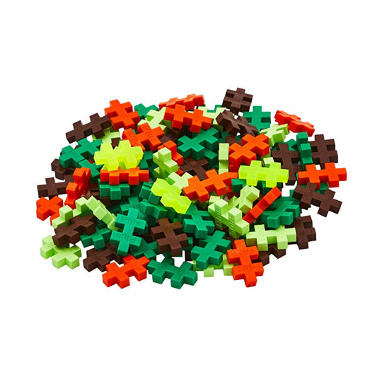 Plus Plus Construction Toy Stegosaurus 100 Piece Set - Creative Building Blocks for Kids, Educational Toy Made in Denmark by Beauty Care Bag