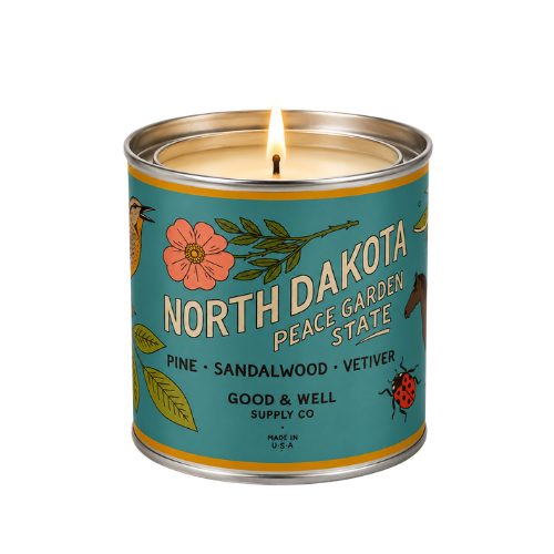 North Dakota State Candle by Good & Well Supply Co.