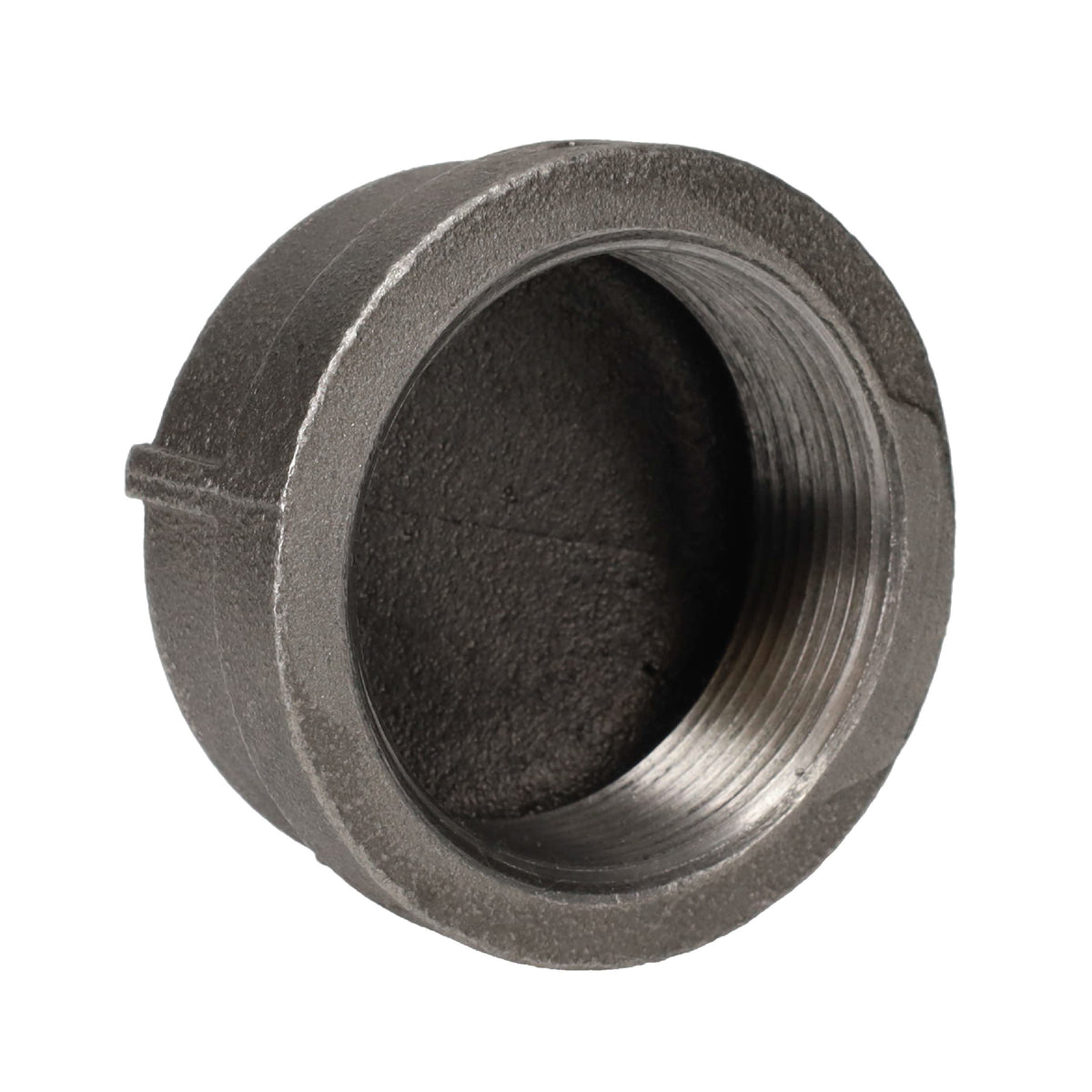 PIPE DECOR 3 in. black iron cap pipe fitting