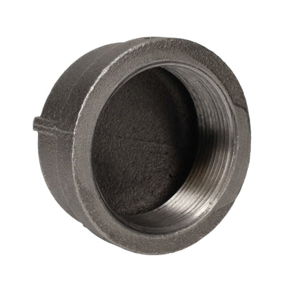 PIPE DECOR 3 in. black iron cap pipe fitting