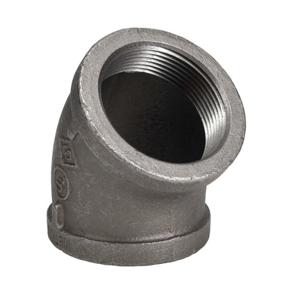 PIPE DECOR 2-1/2 in. black iron 45 degree elbow pipe fitting