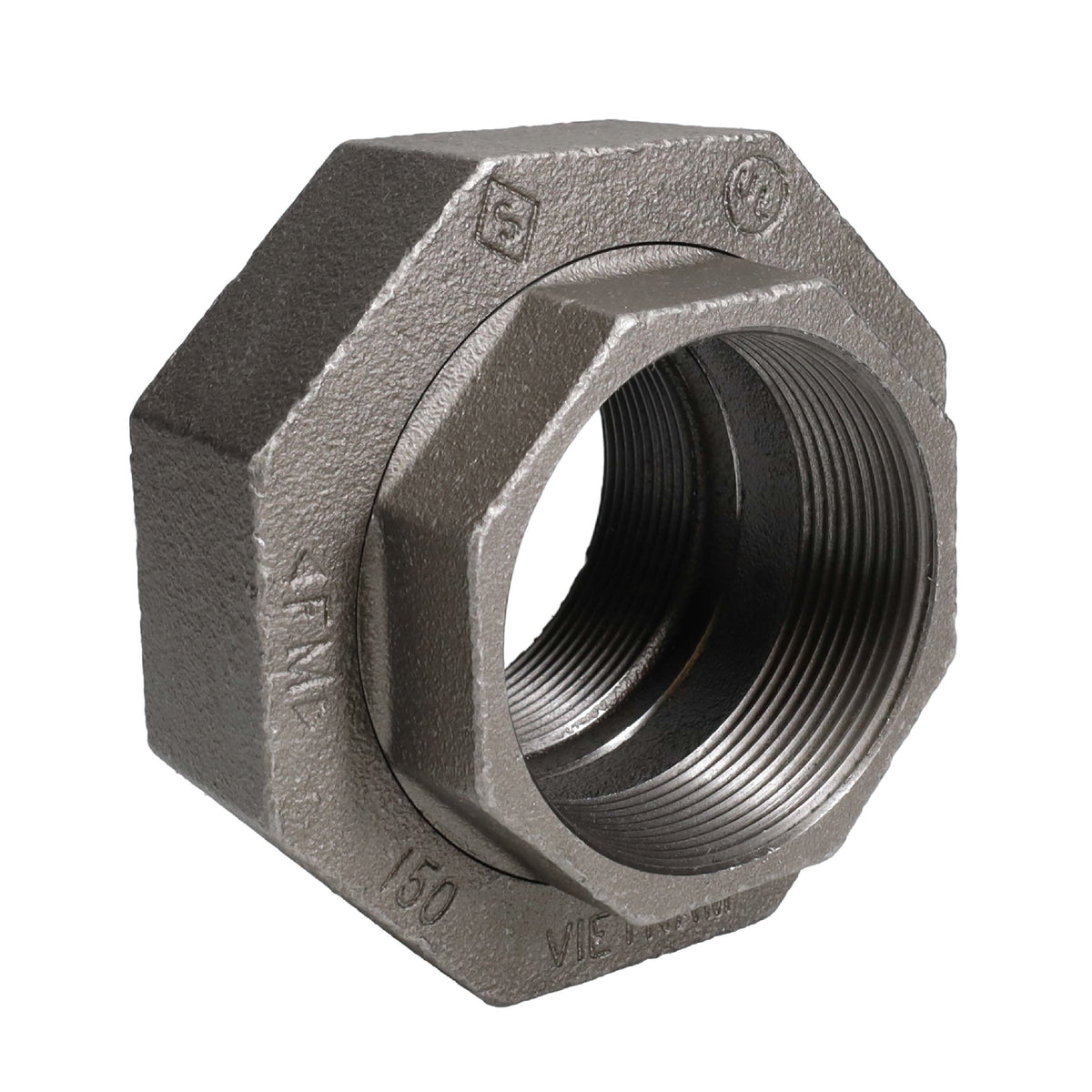 PIPE DECOR 3 in. black iron union pipe fitting