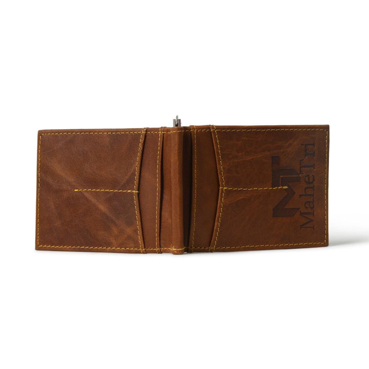 Finley Money Clipper- Tan Brown by Classy Leather Bags