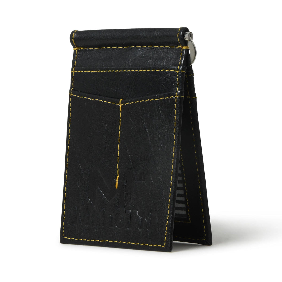 Finley Money Clipper- Black by Classy Leather Bags