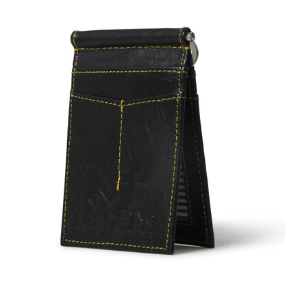 Finley Money Clipper- Black by Classy Leather Bags
