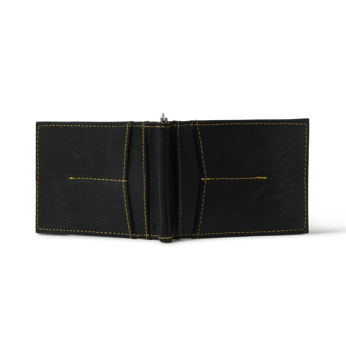 Finley Money Clipper- Black by Classy Leather Bags