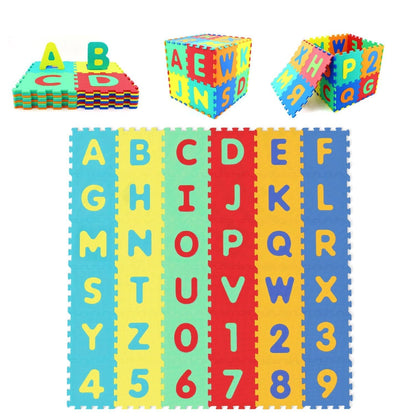 GBruno Store 36-piece alphabet and number foam play mat, view 3