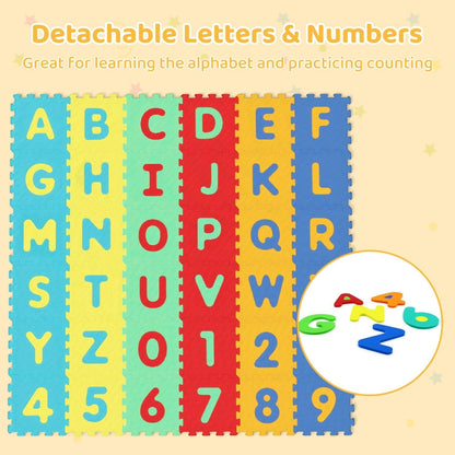 GBruno Store 36-piece alphabet and number foam play mat, view 7