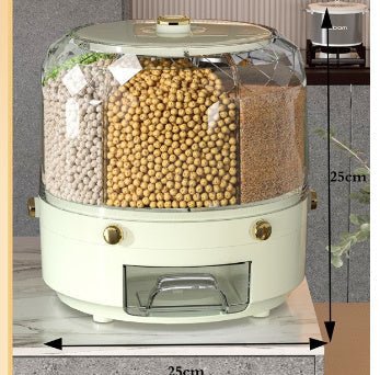 360° Rotating Grain Storage ContainerFood StorageTorqelo.com