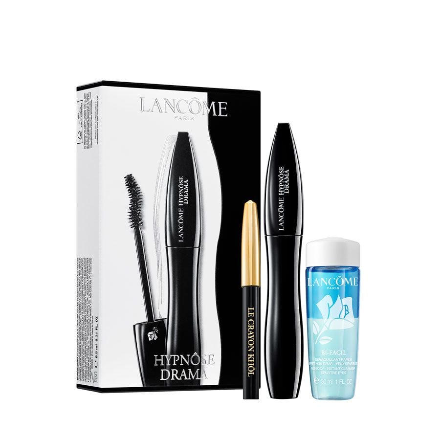 Lancome Hypnose Drama Mascara Set for Instant Volume 3-Piece Kit by Beauty Care Bag