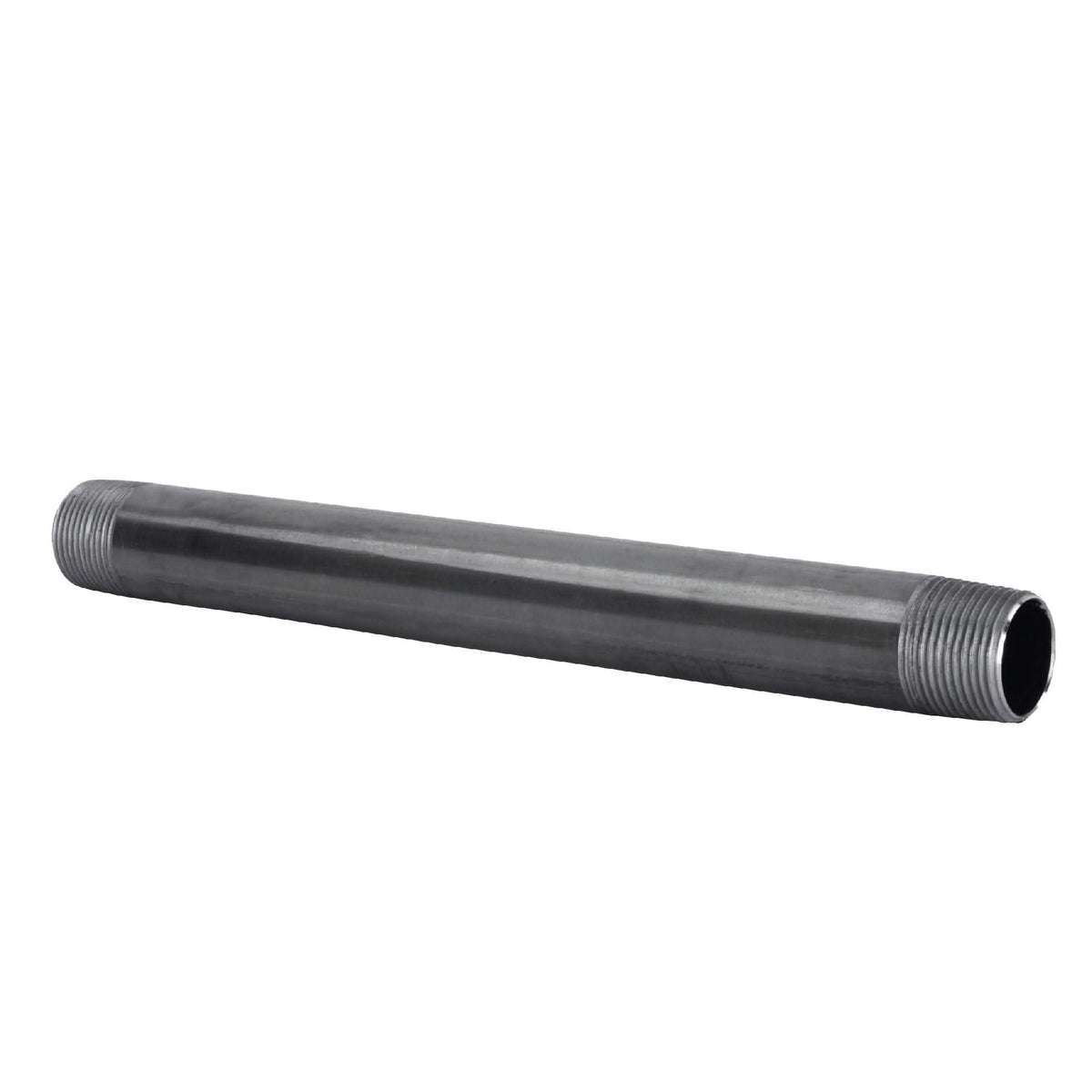 PIPE DECOR 1 in. x 12 in. black steel pipe