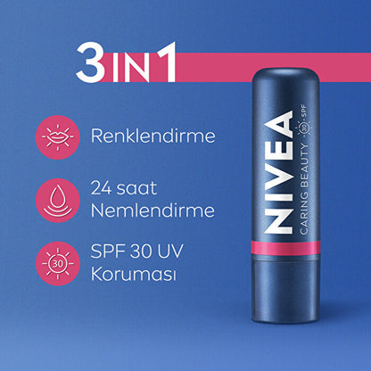 Nivea colored lip care pink – view 2