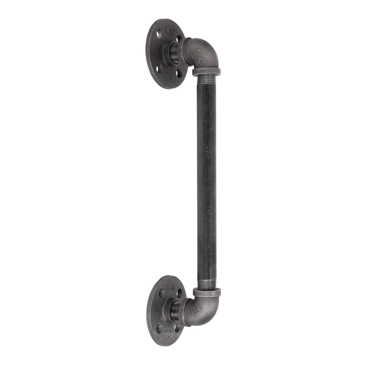 PIPE DECOR 1/2 in. x 10 in. industrial pipe barn door handle, 14.5 in. long