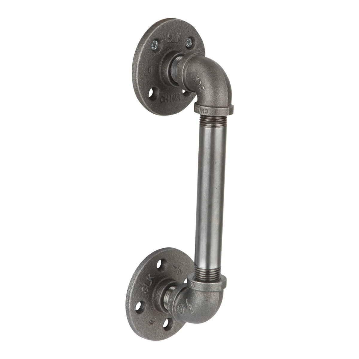 PIPE DECOR 1/2 in. x 8 in. industrial pipe barn door handle, 12.5 in. long