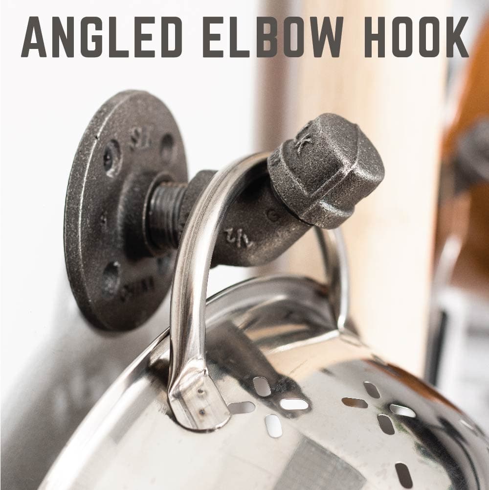 Wall Hook 4 Pack By PIPE DECOR by PIPE DECOR