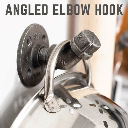 Wall Hook 4 Pack By PIPE DECOR by PIPE DECOR