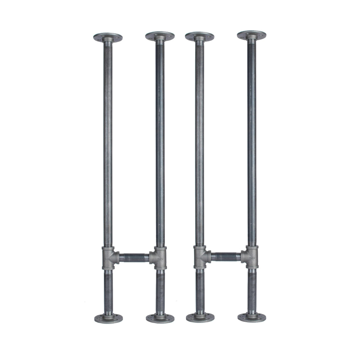 PIPE DECOR 3/4 in. H pipe console table leg kit, 2-pack