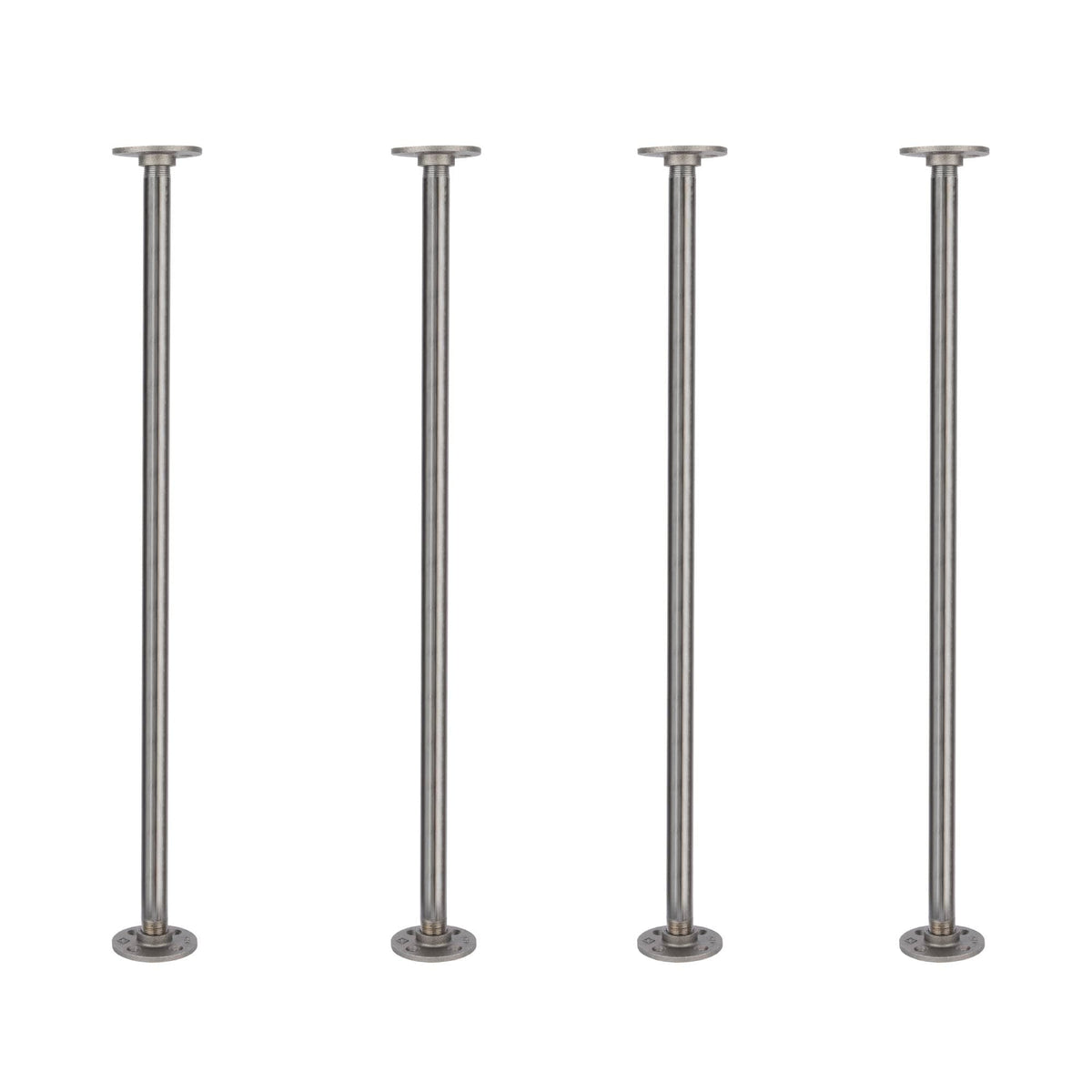 ¾ in. x 30 in. Round Flange Pipe Table Legs - 4 Pack by PIPE DECOR