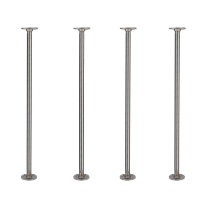 ¾ in. x 30 in. Round Flange Pipe Table Legs - 4 Pack by PIPE DECOR