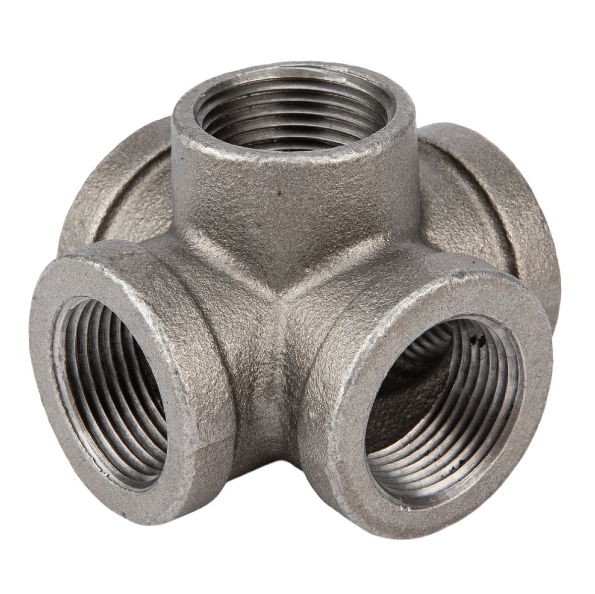 PIPE DECOR 3/4 in. black iron 5-way pipe fitting