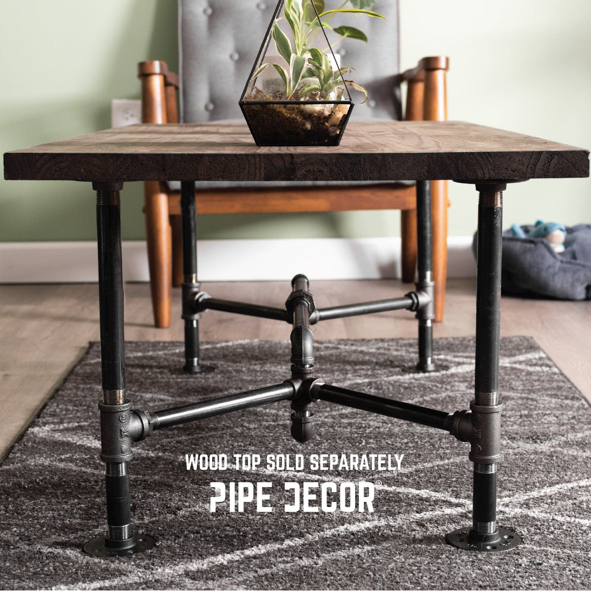 Loop Coffee Table By PIPE DECOR by PIPE DECOR