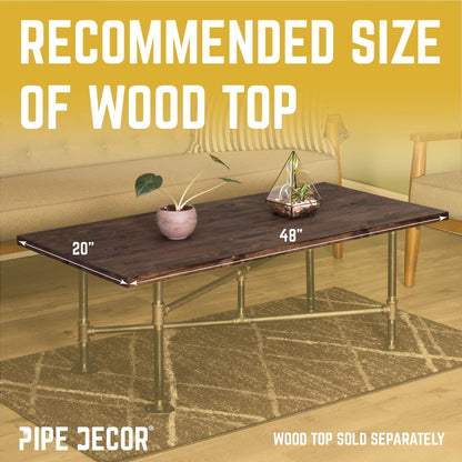 Turnpike Coffee Table By PIPE DECOR by PIPE DECOR