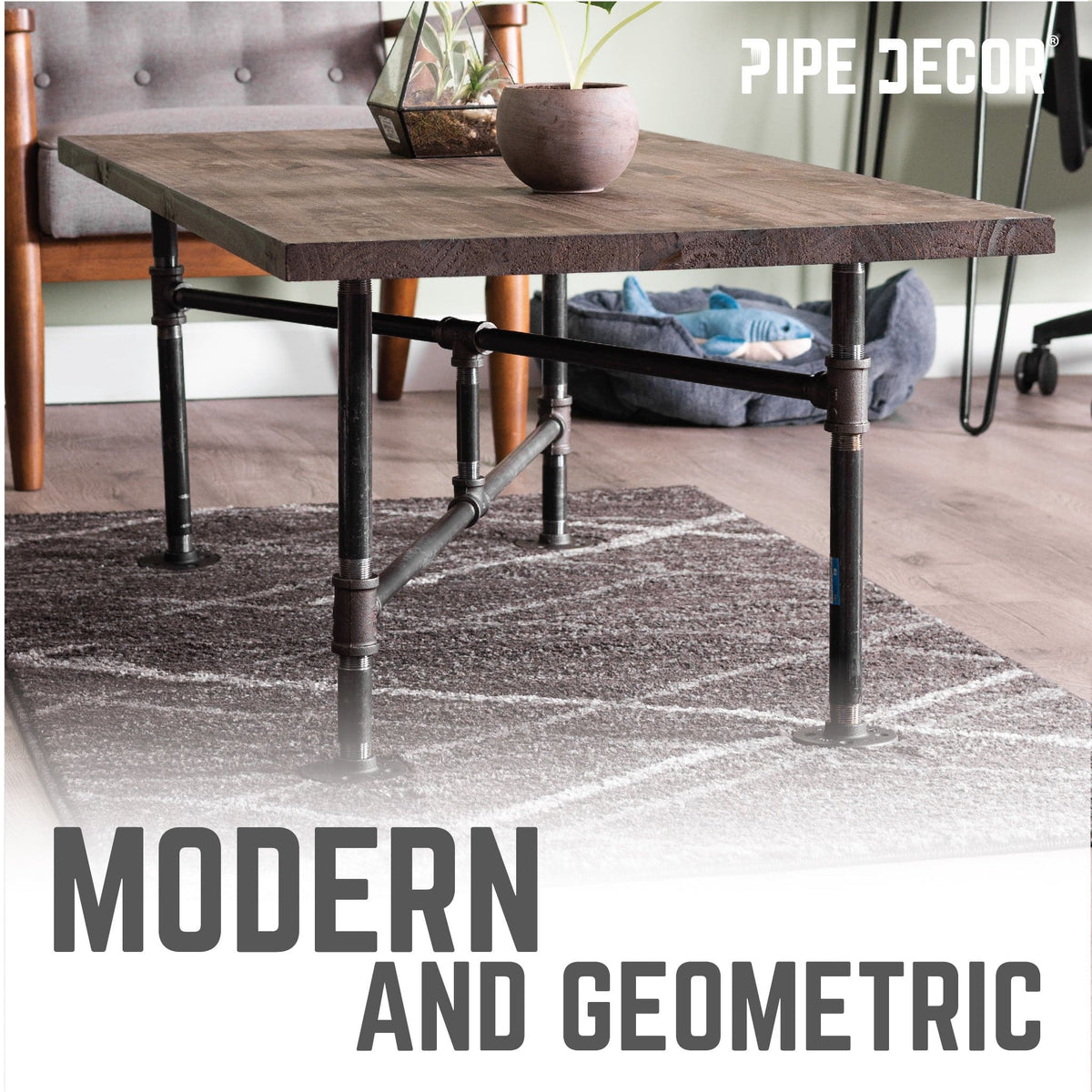 Turnpike Coffee Table By PIPE DECOR by PIPE DECOR