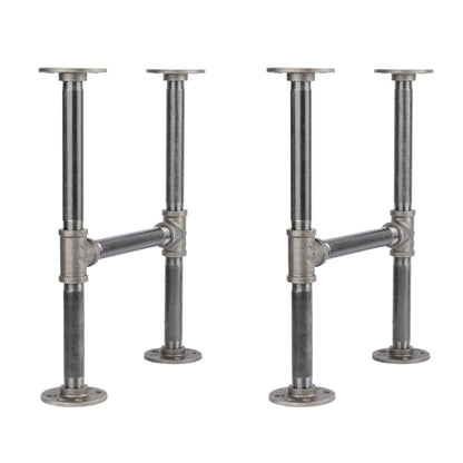 PIPE DECOR 3/4 in. round flange pipe leg kit for a coffee table or bench